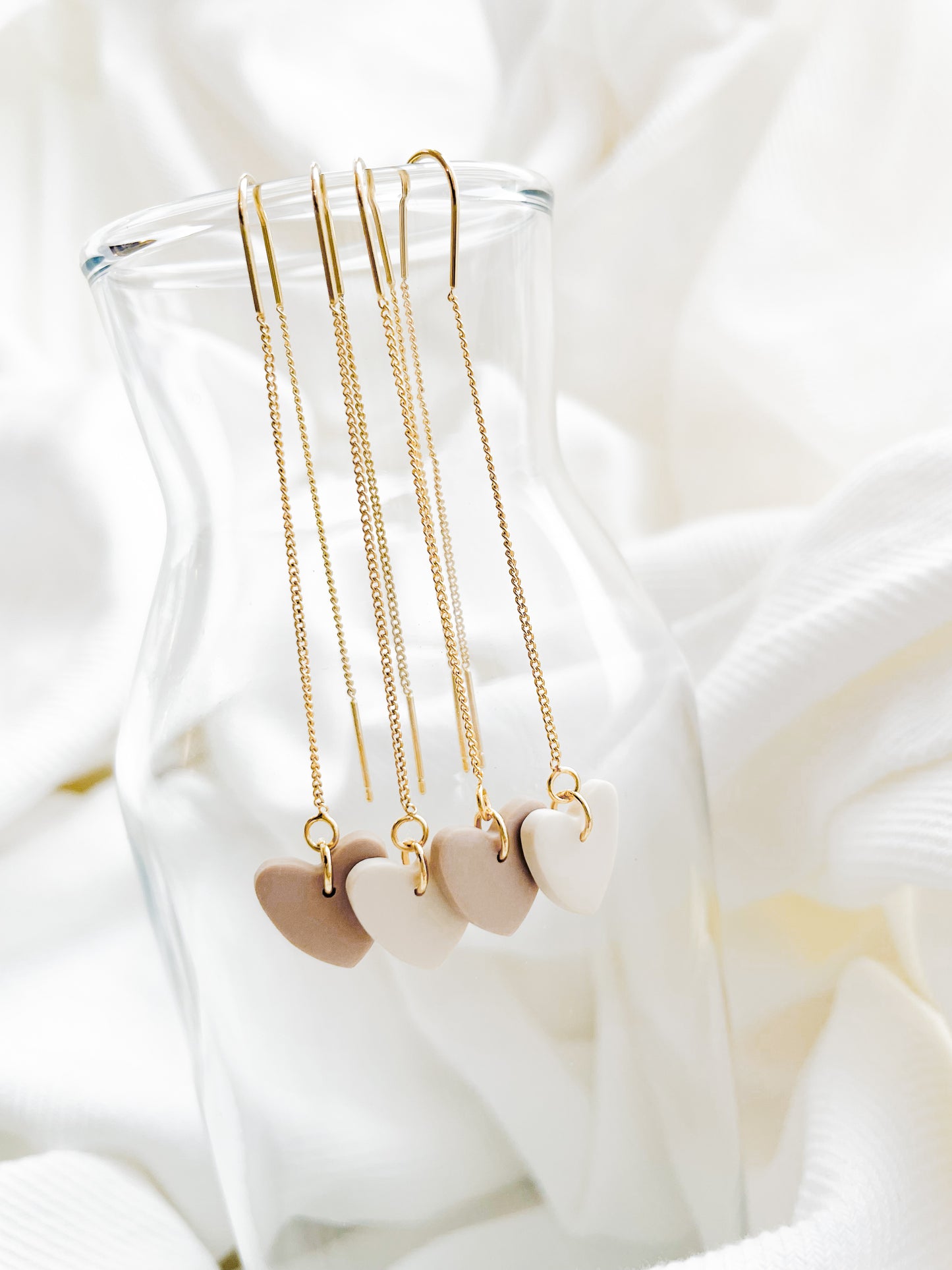 |LAILA| Beige & Light Brown - Mit ♥ handgefertigt