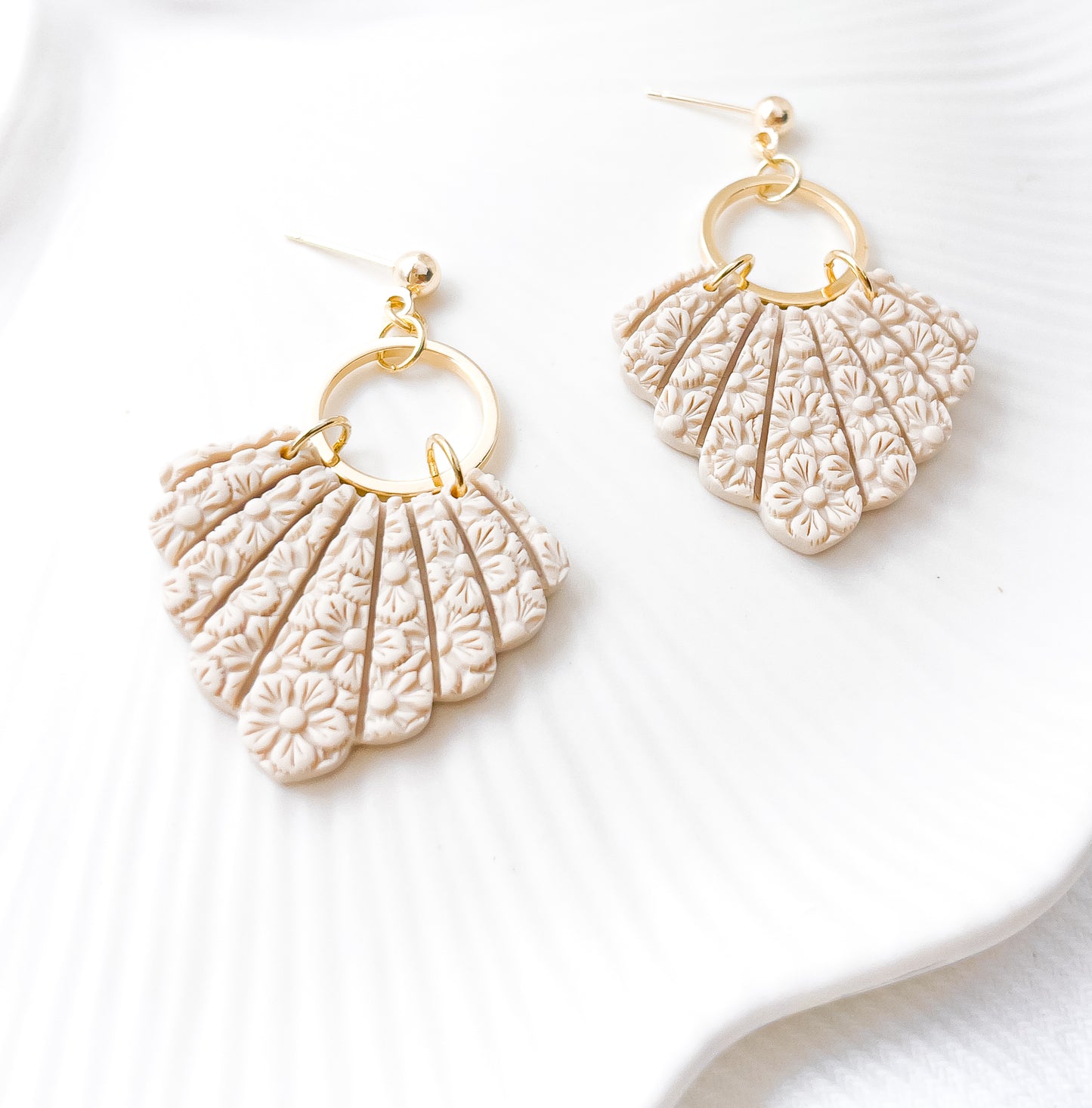|ELEA FLORAL| Beige - Mit ♥ handgefertigt!