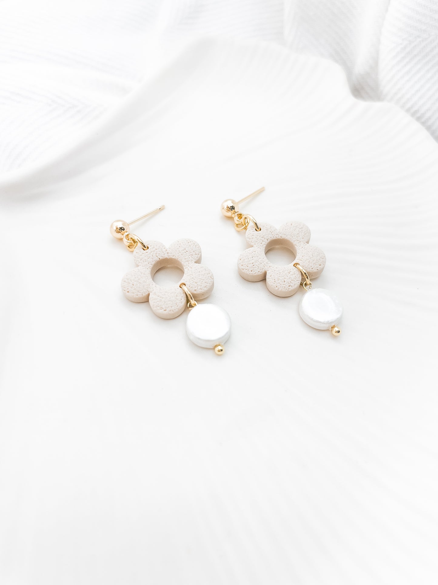 |BLOOM PEARL| Beige - Mit ♥ handgefertigt!